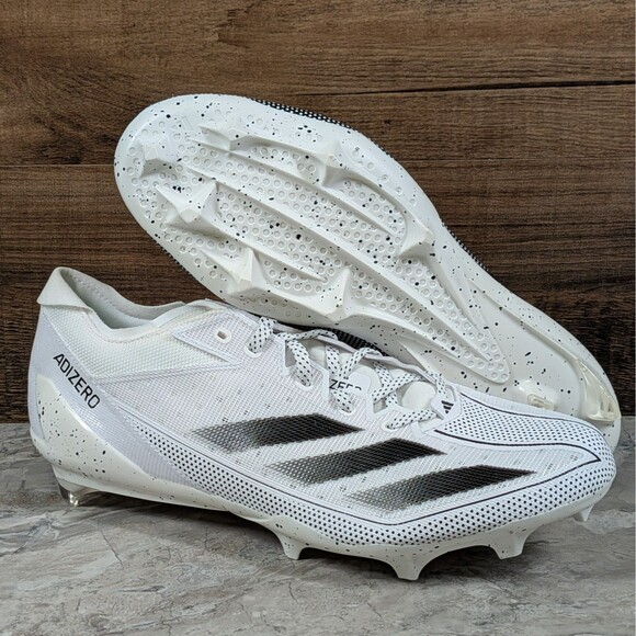 Adidas Adizero Electric Snack Attack Men\'s 11.5 Oreo Football Cleats IE4401 main image 11